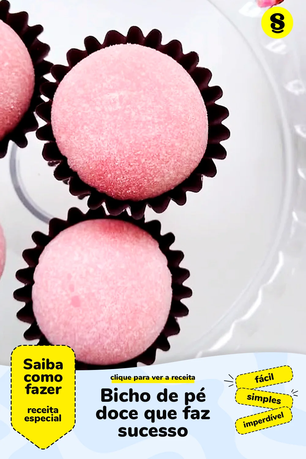 Receita de bicho de pé doce