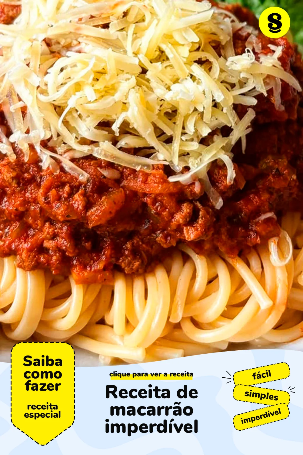 Receita de macarrão