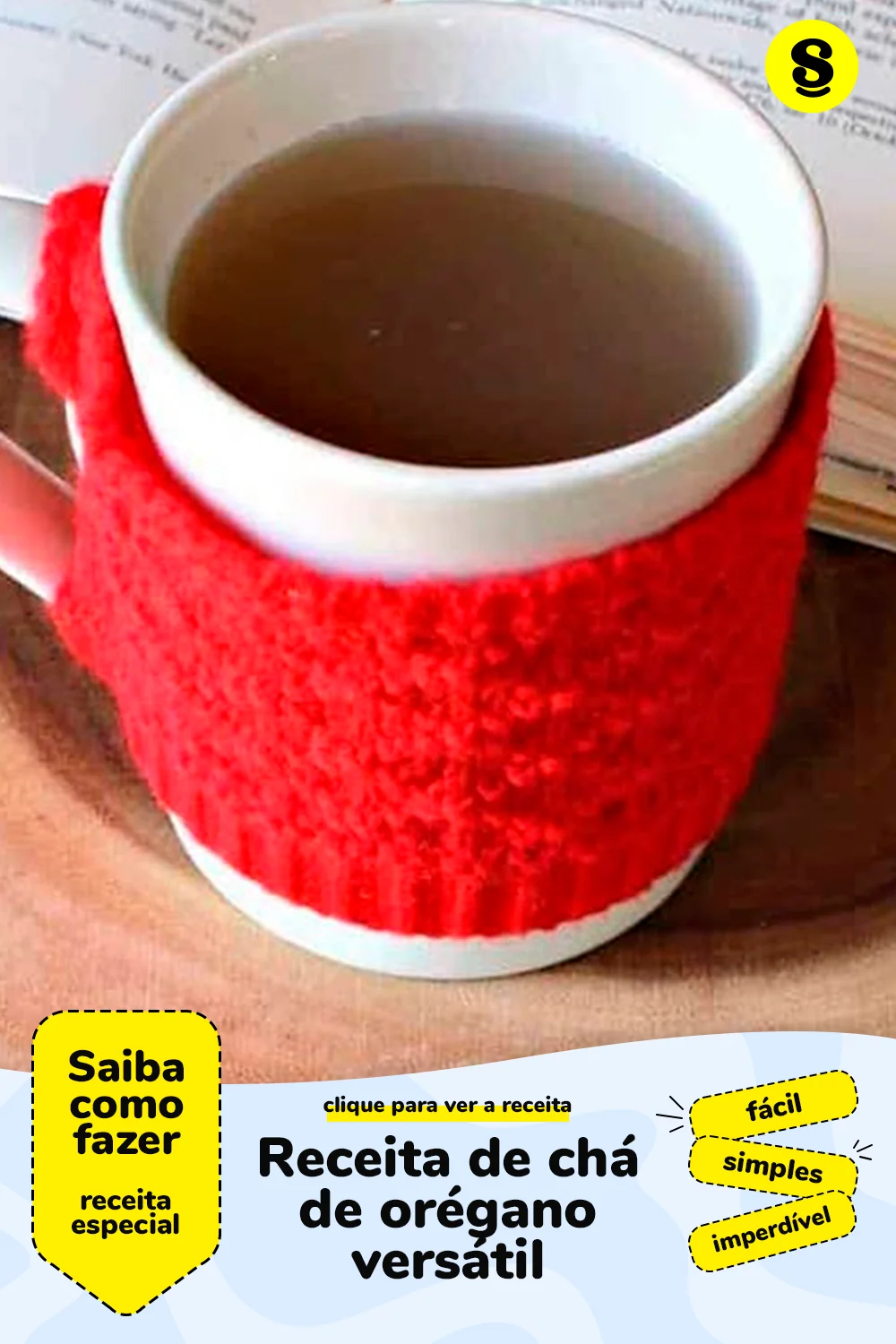 Receita de chá de orégano