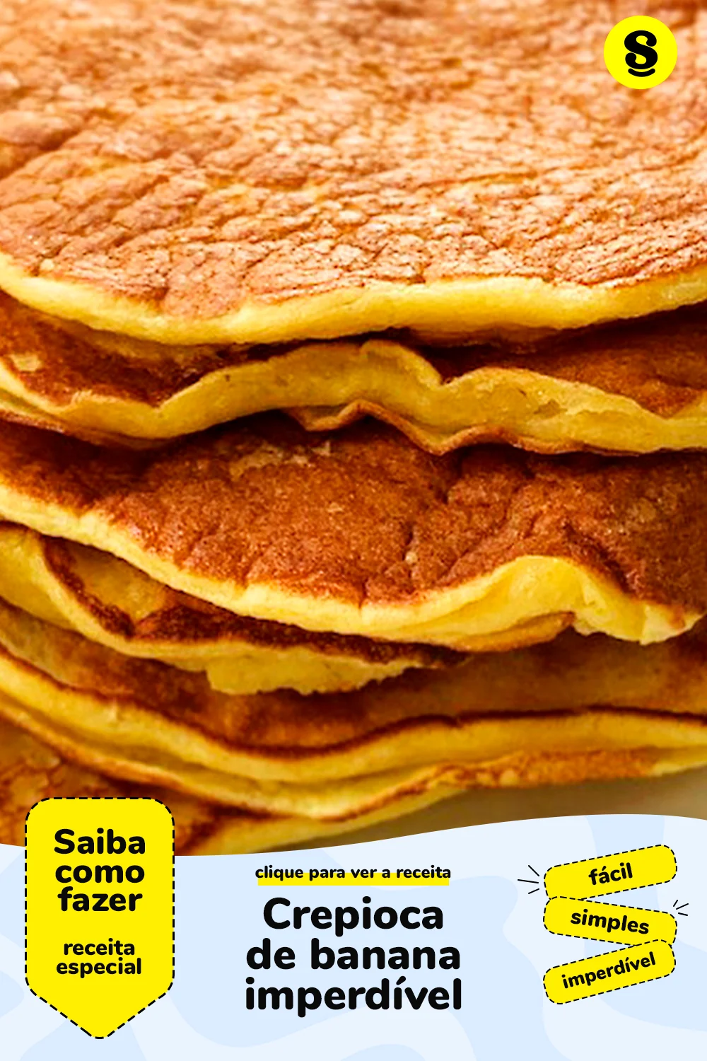 Receita de crepioca de banana