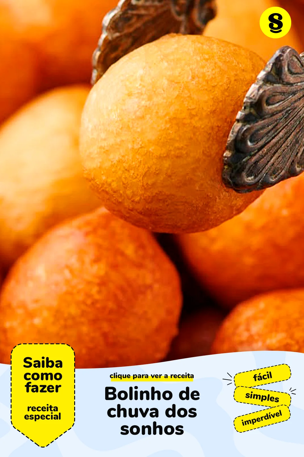 Receita de bolinho de chuva