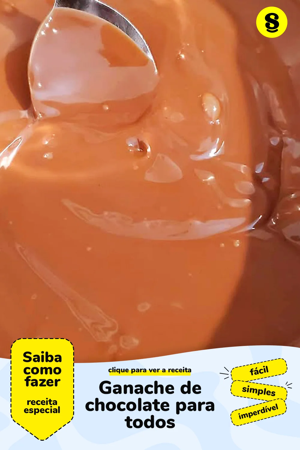 Receita de ganache de chocolate