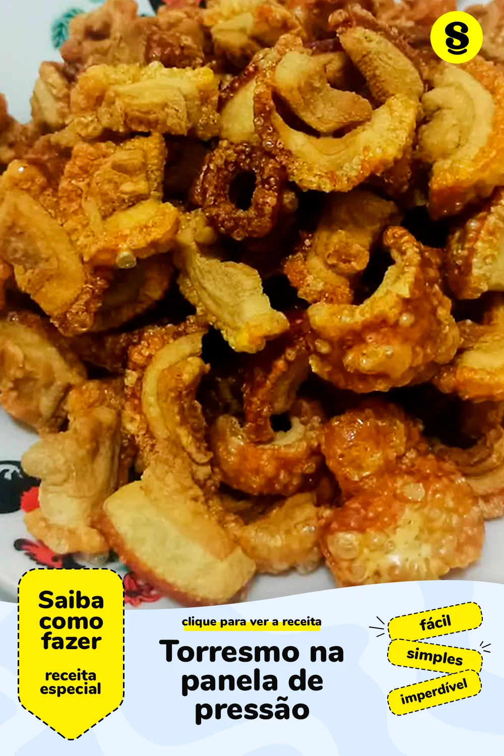 Receita de torresmo na panela de pressão