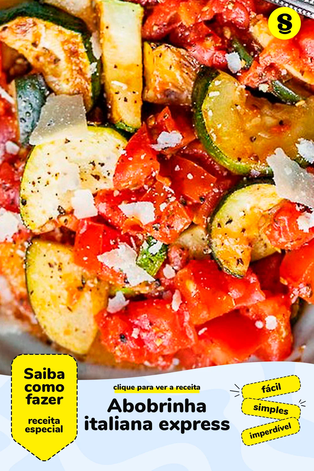 Receita de abobrinha italiana