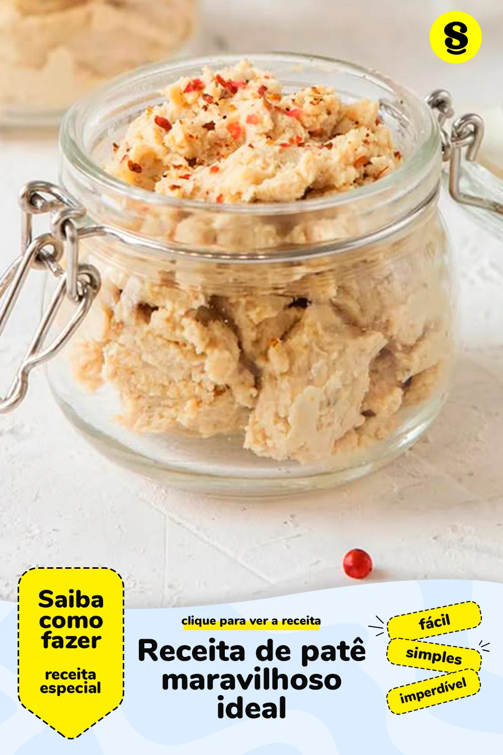 Receita de patê maravilhoso