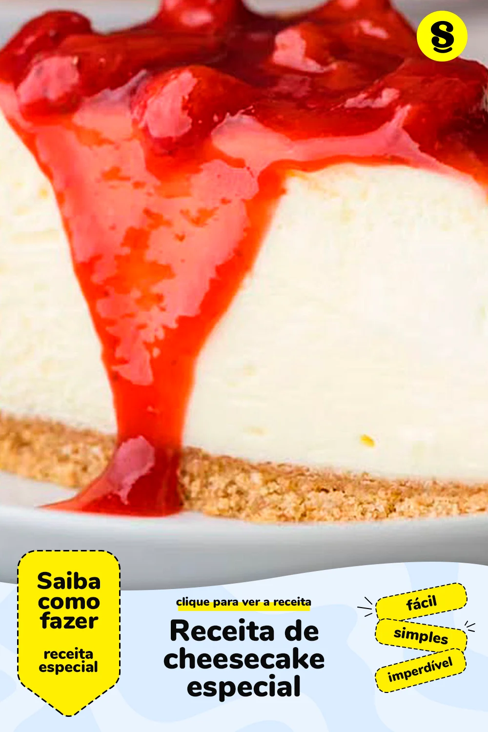 Receita de cheesecake