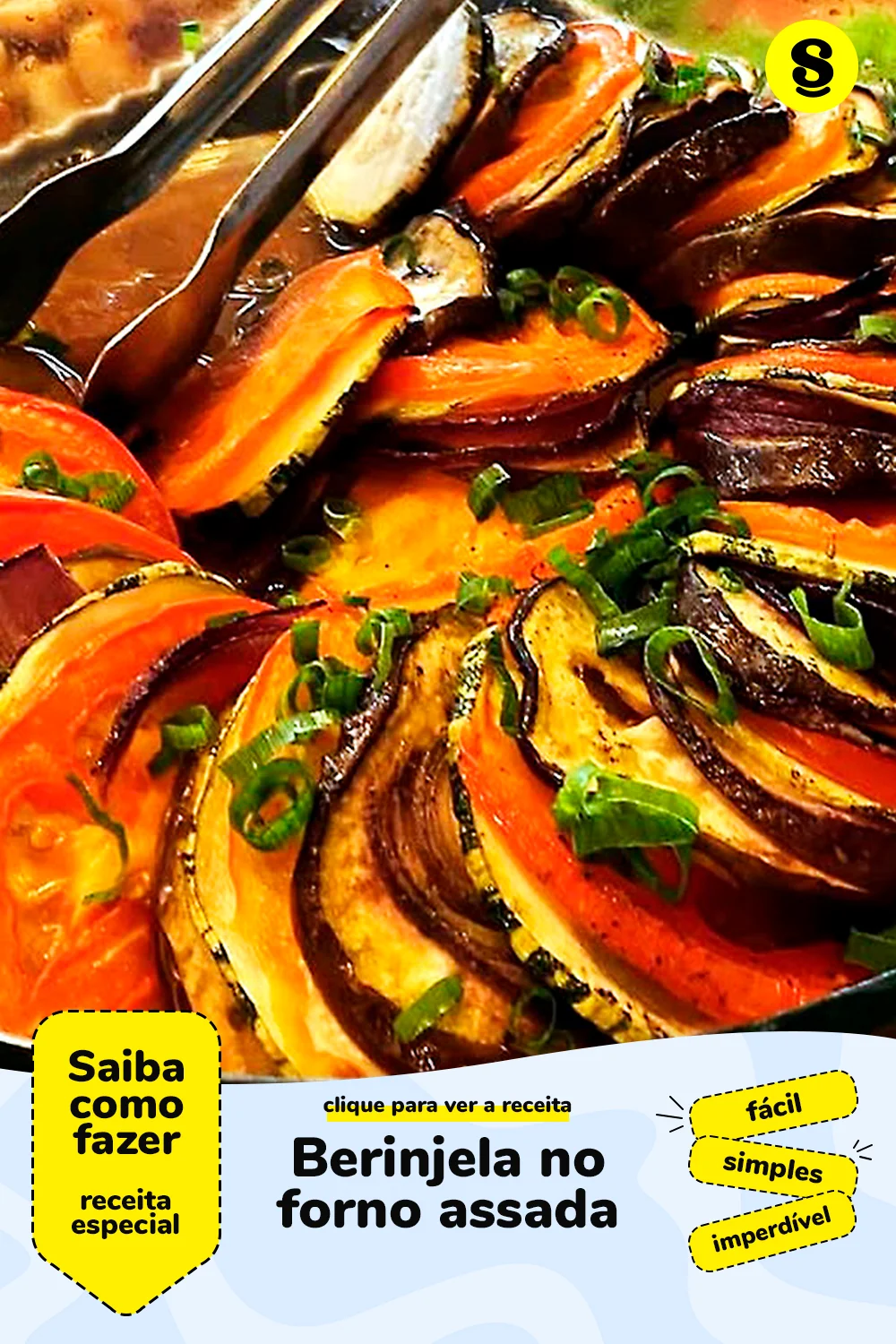 Receita de berinjela no forno assada