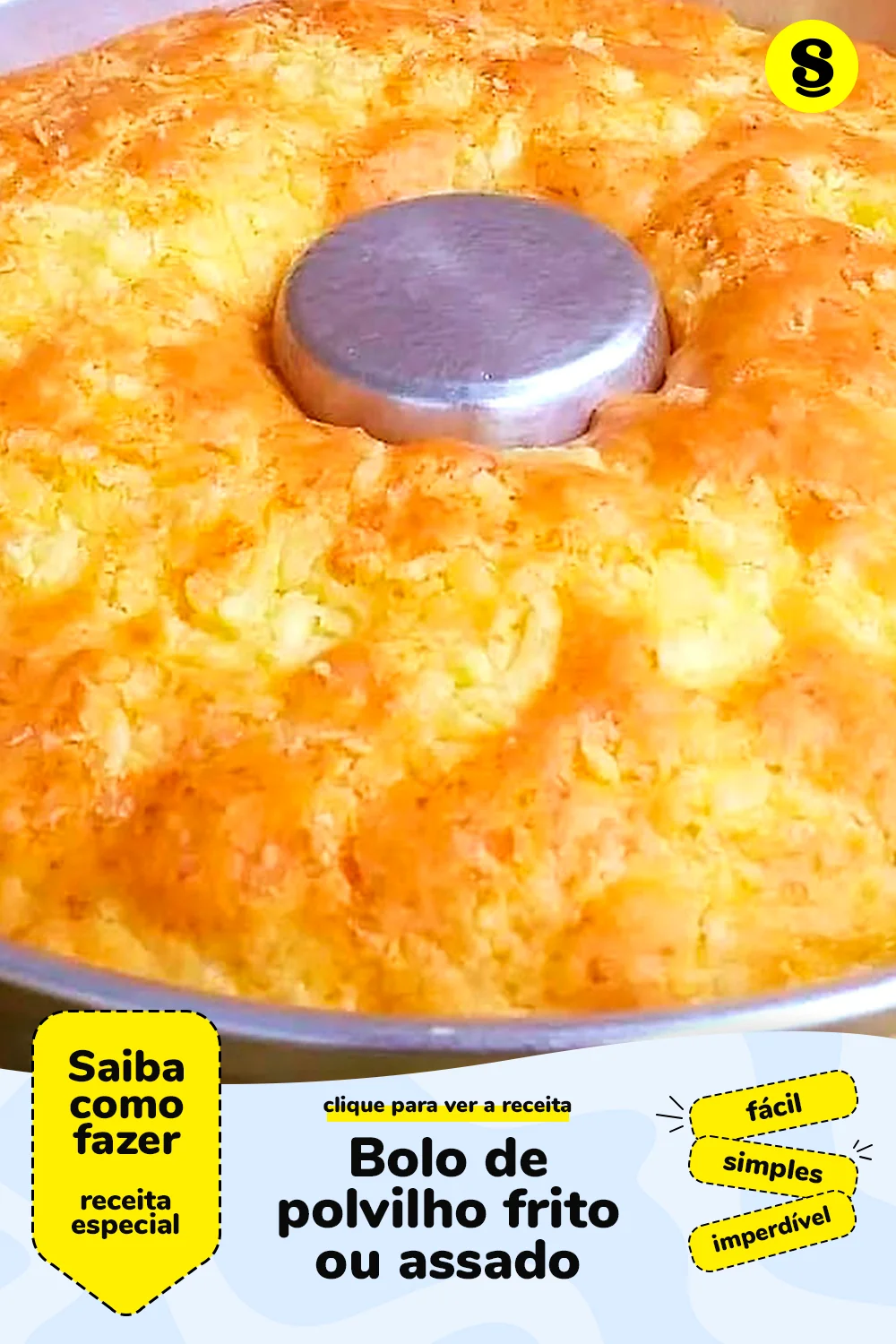Receita de bolo de polvilho frito ou assado