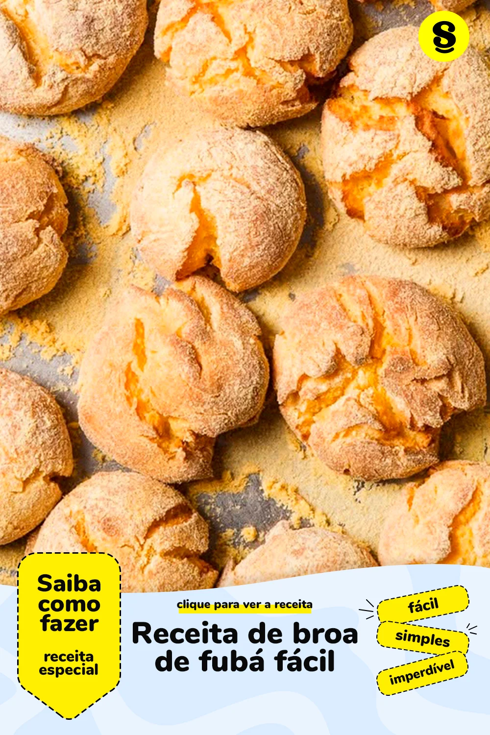 Receita de broa de fubá