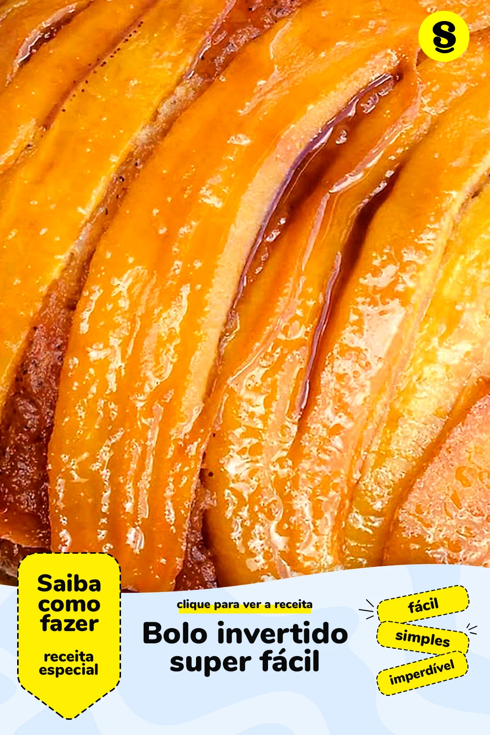 Receita de bolo invertido