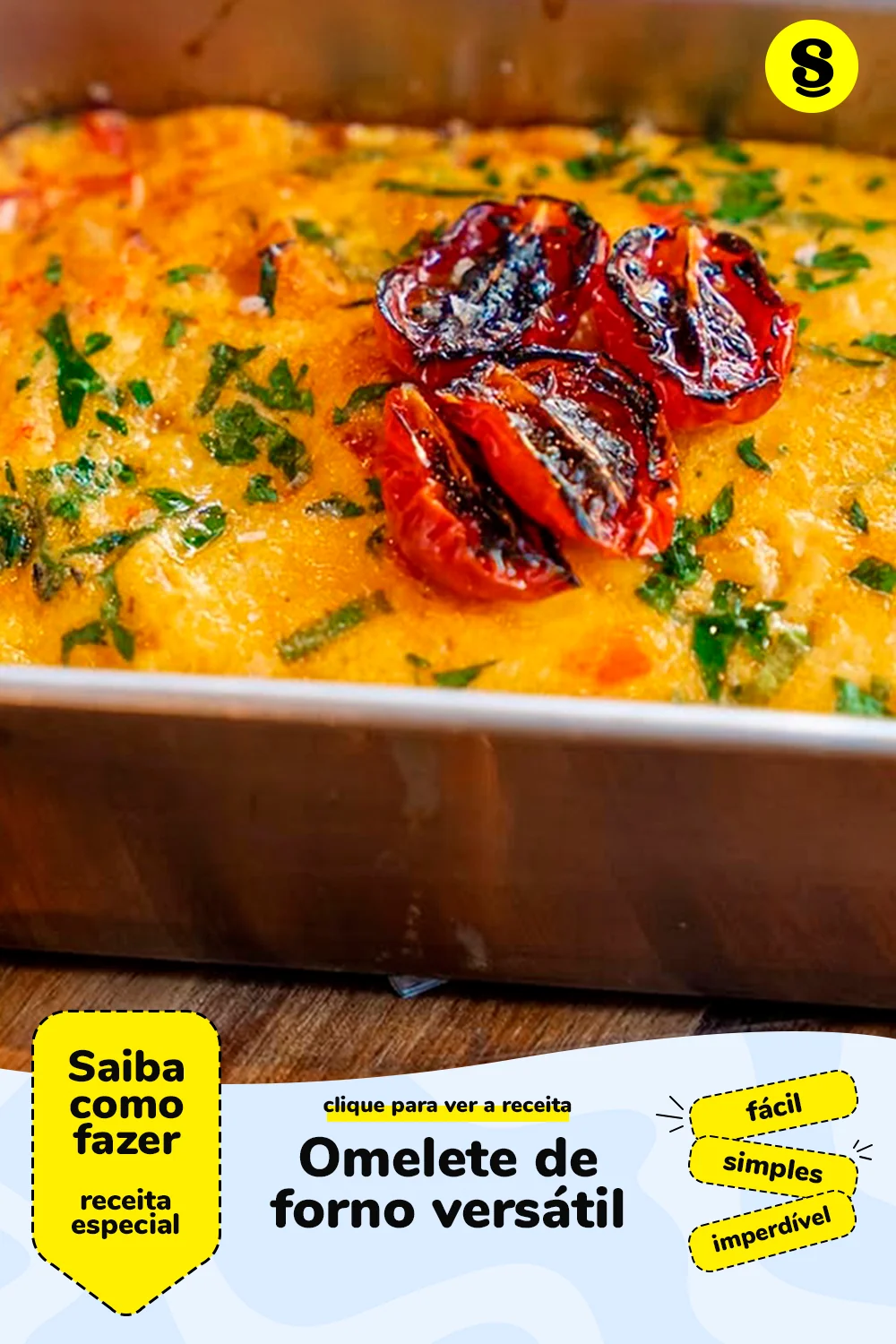 Receita de omelete de forno