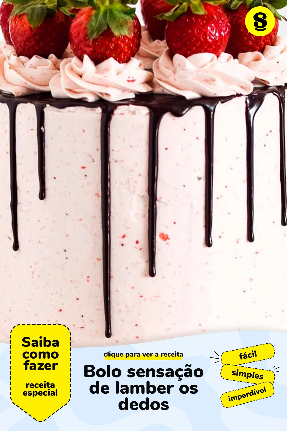 Receita de bolo sensação