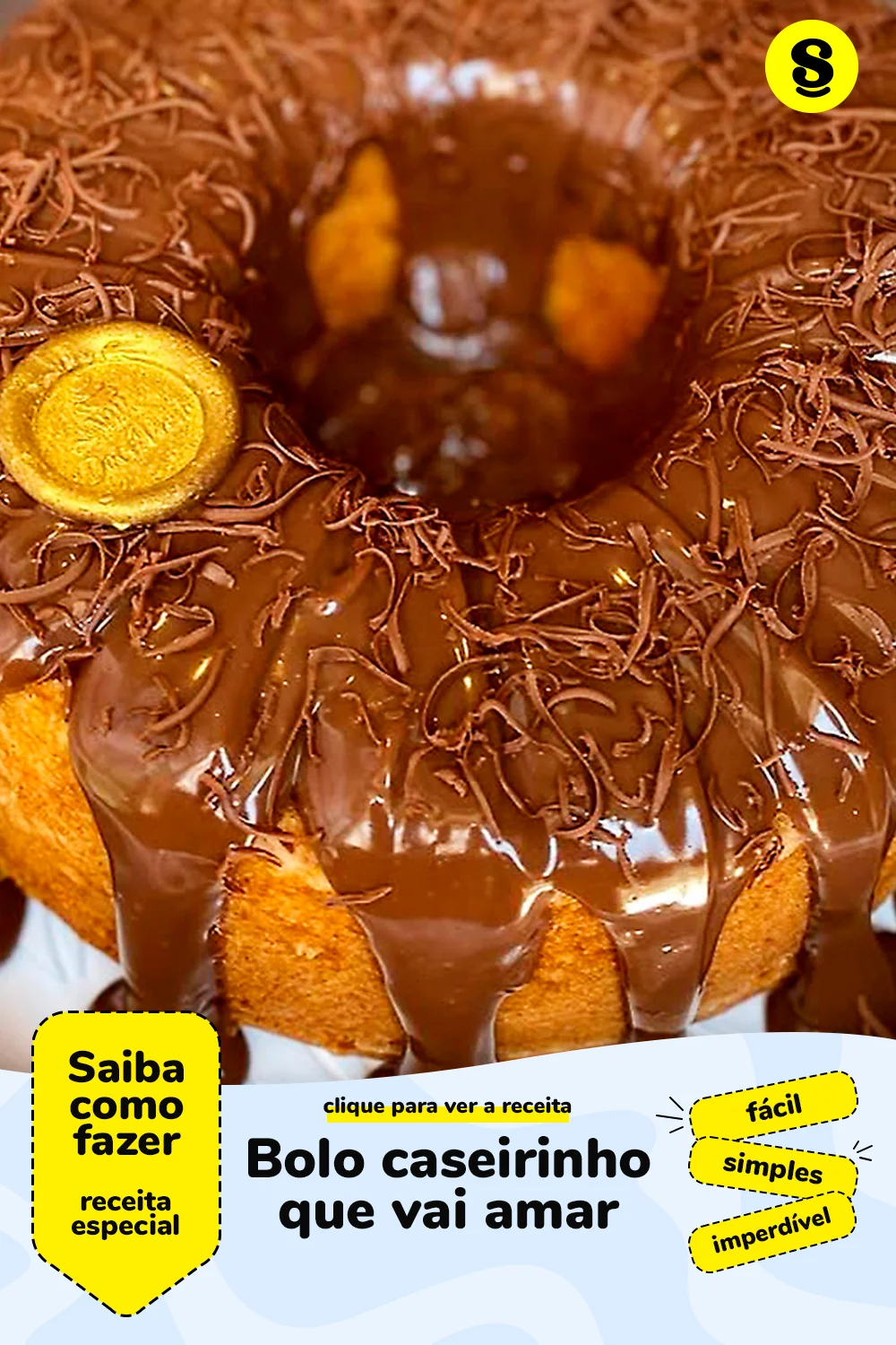Receita de bolo caseirinho
