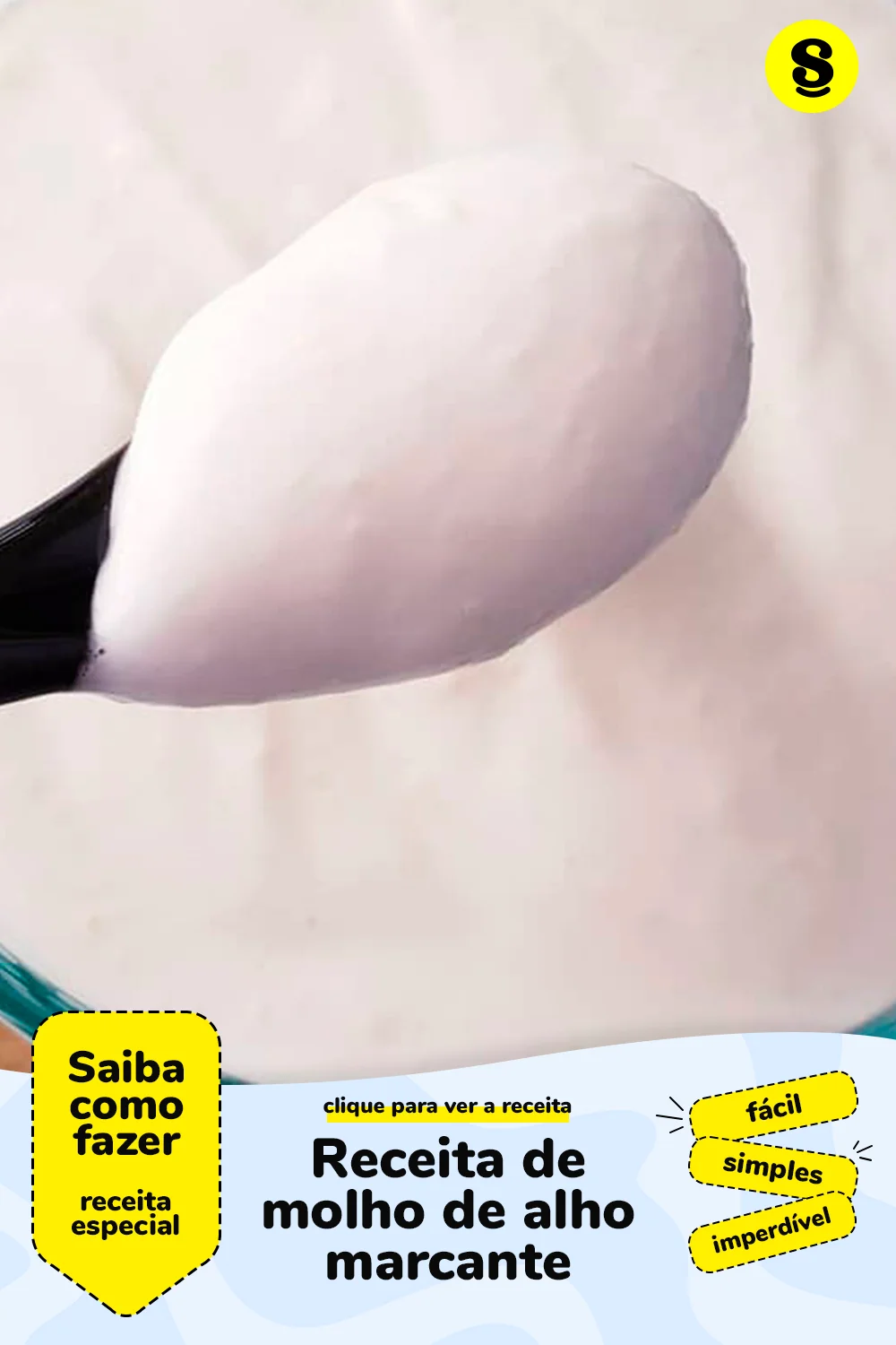 Receita de molho de alho