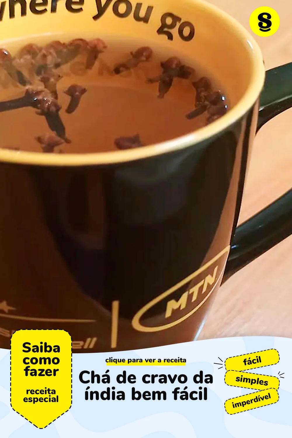 Receita de chá de cravo da índia