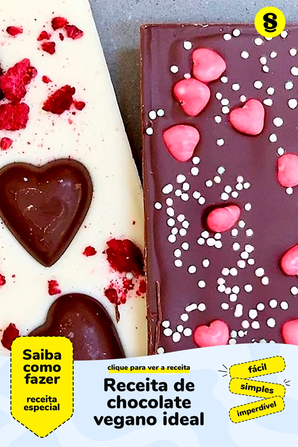 Receita de chocolate vegano