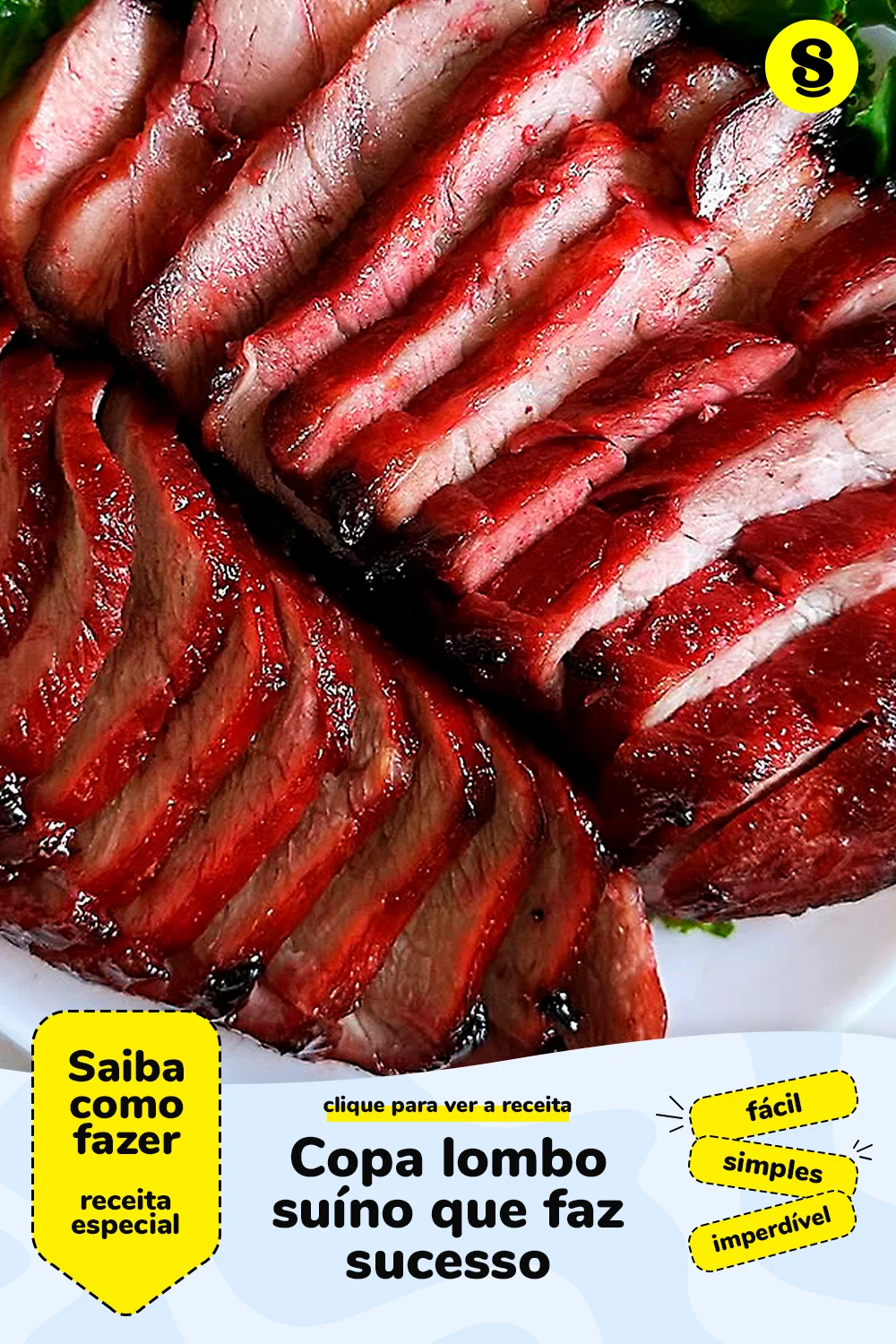 Receita de copa lombo suíno