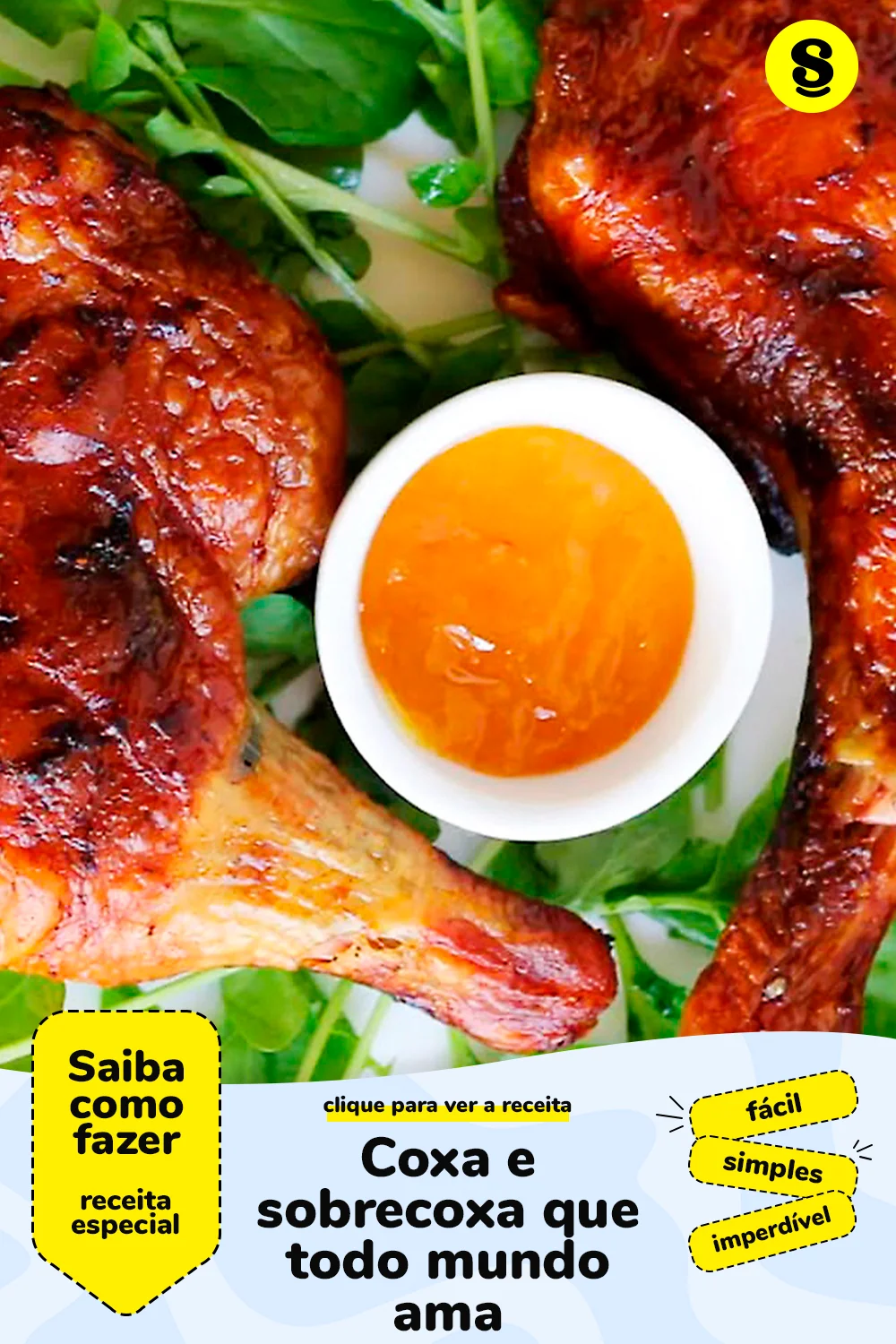 Receita de coxa e sobrecoxa