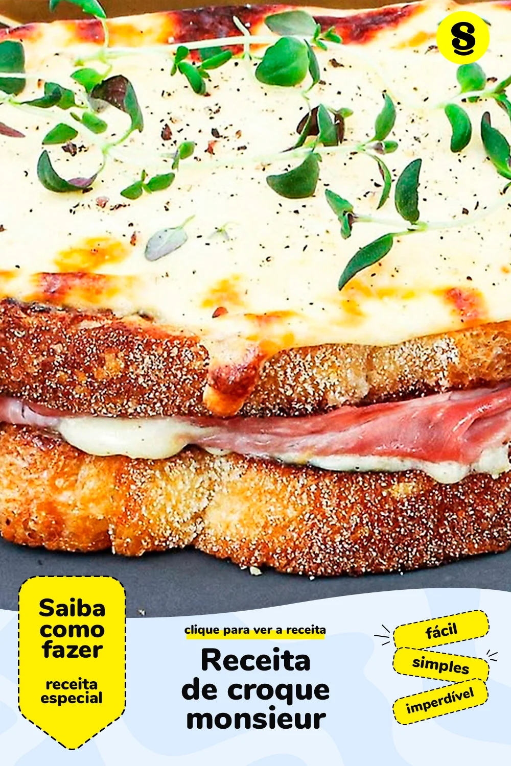Receita de croque monsieur