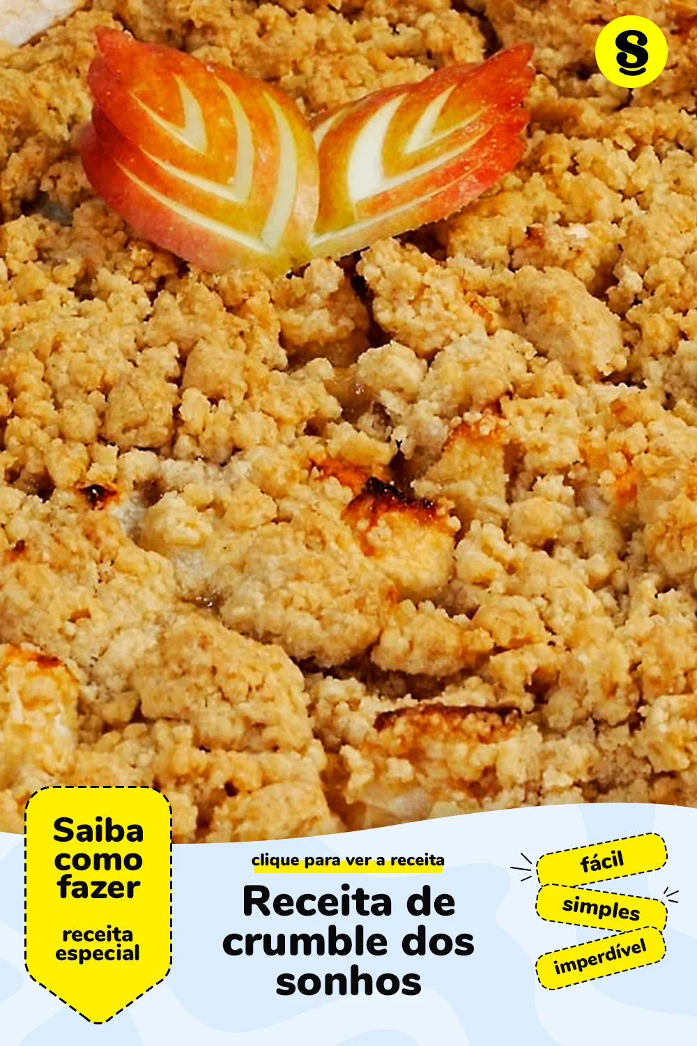 Receita de crumble