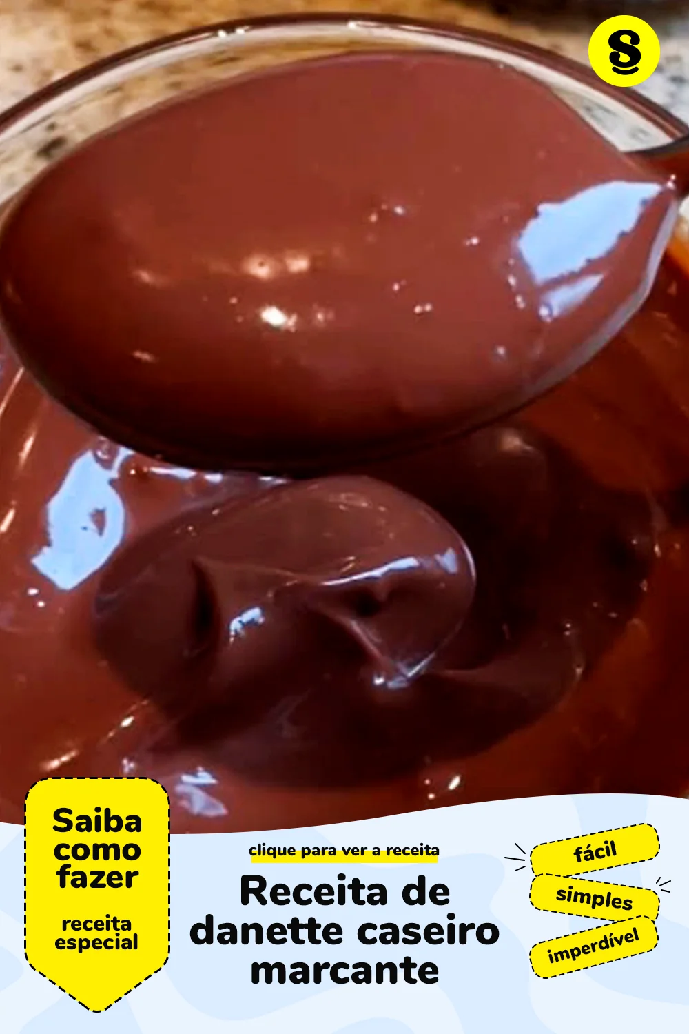 Receita de danette caseiro