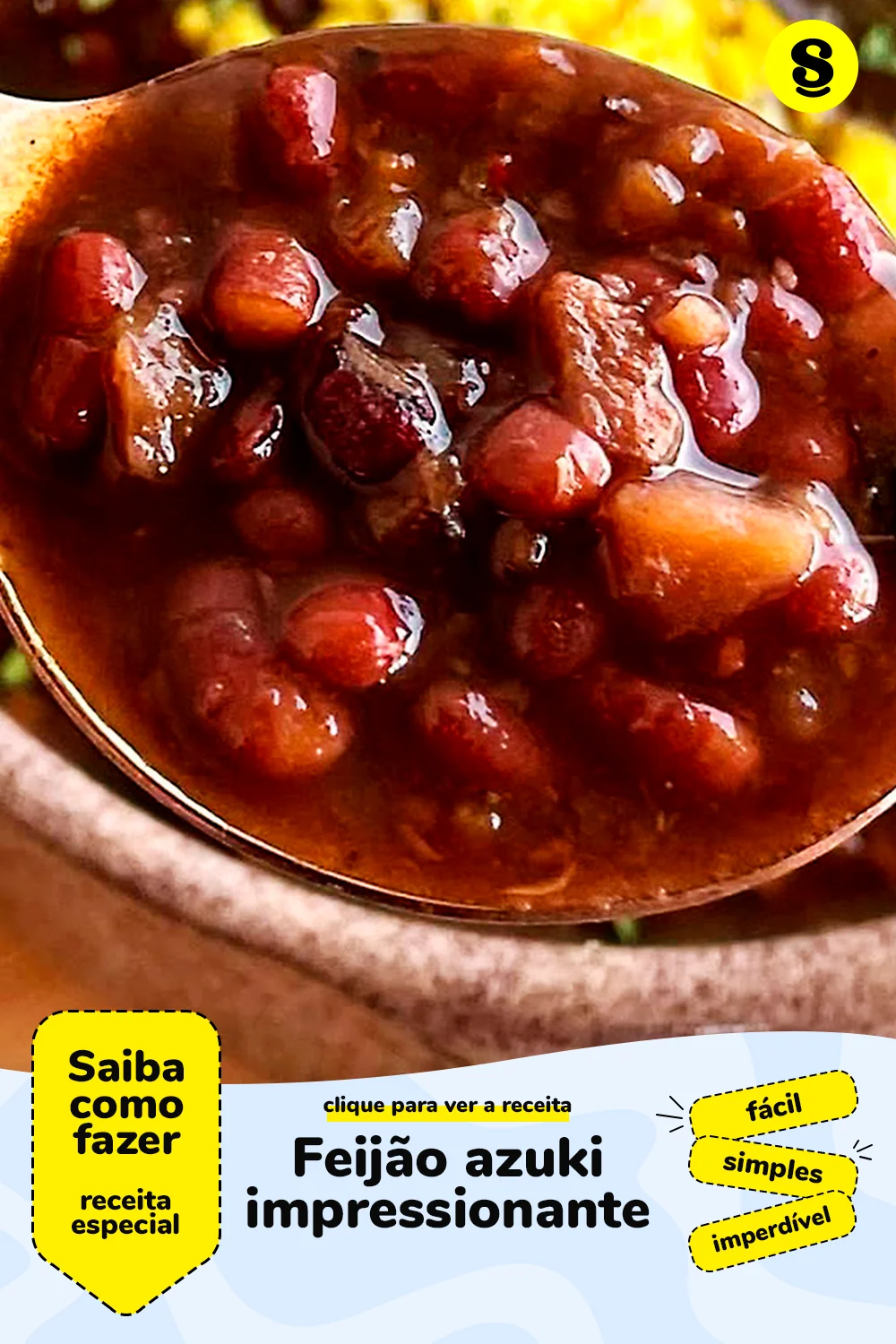 Receita de feijão azuki
