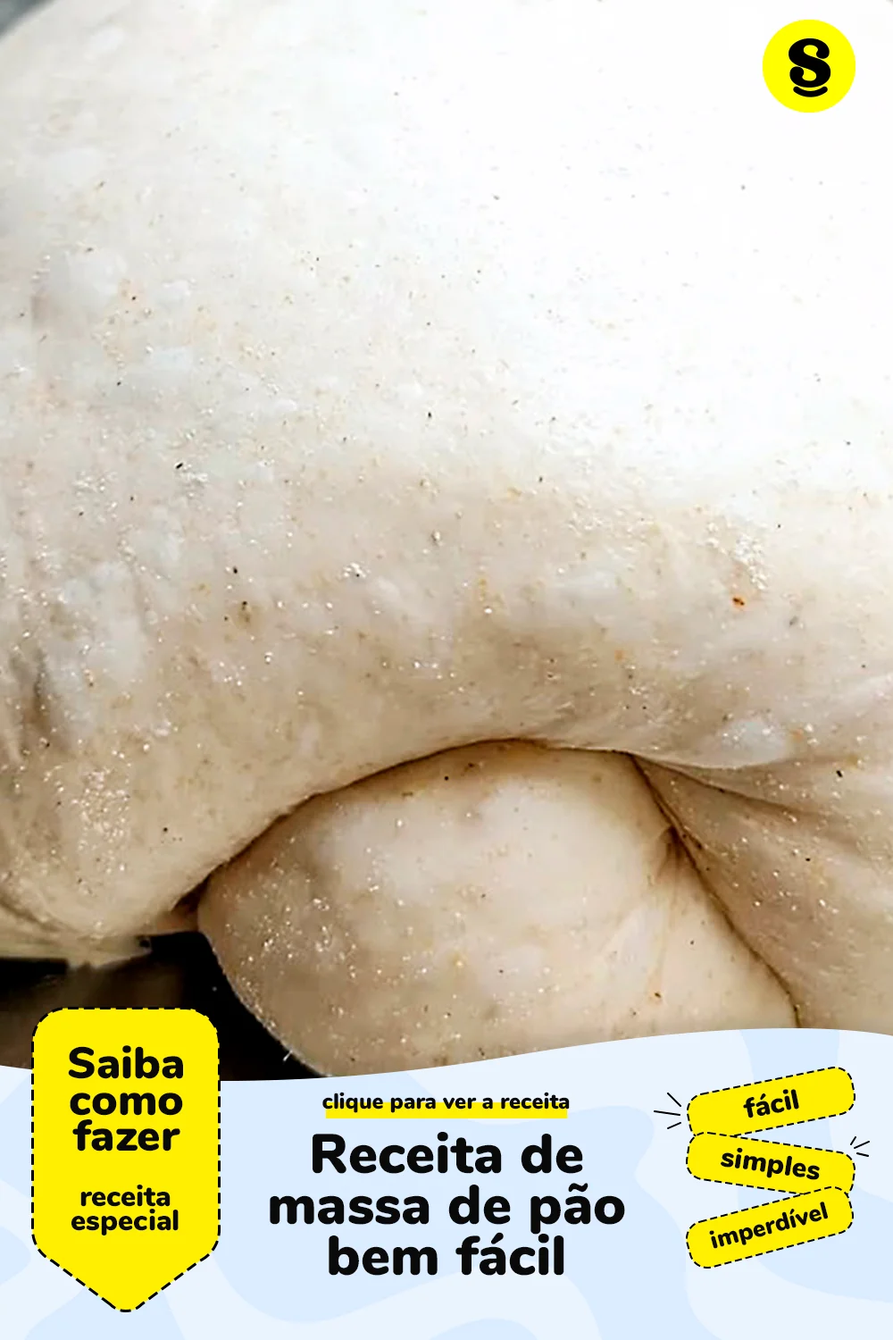 Receita de massa de pão