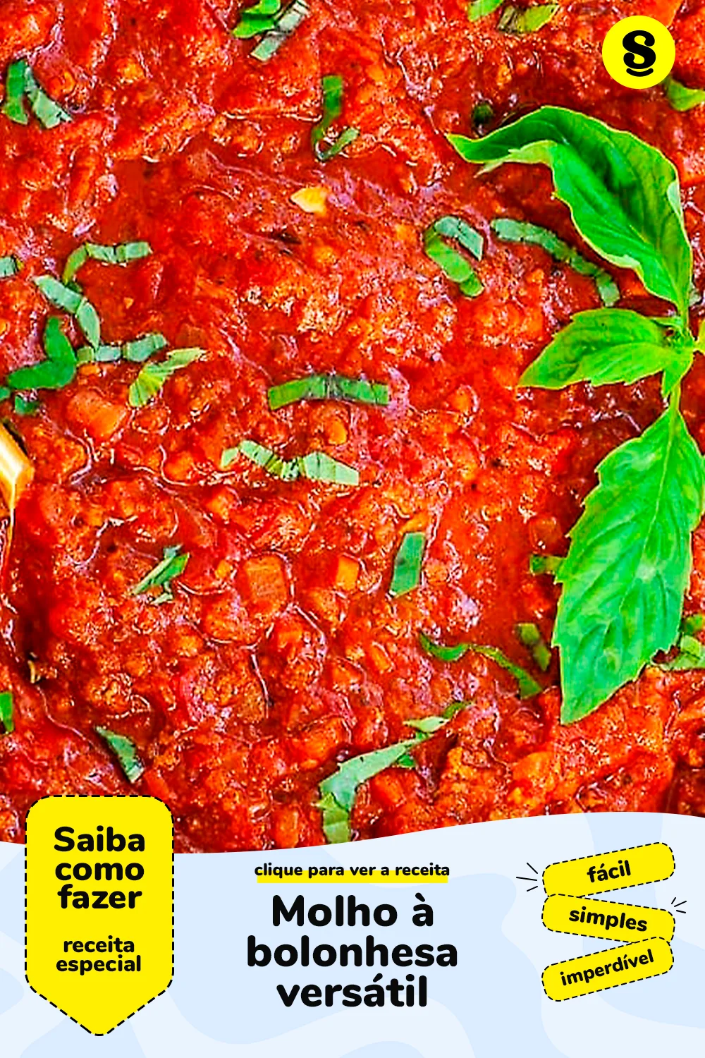 Receita de molho à bolonhesa