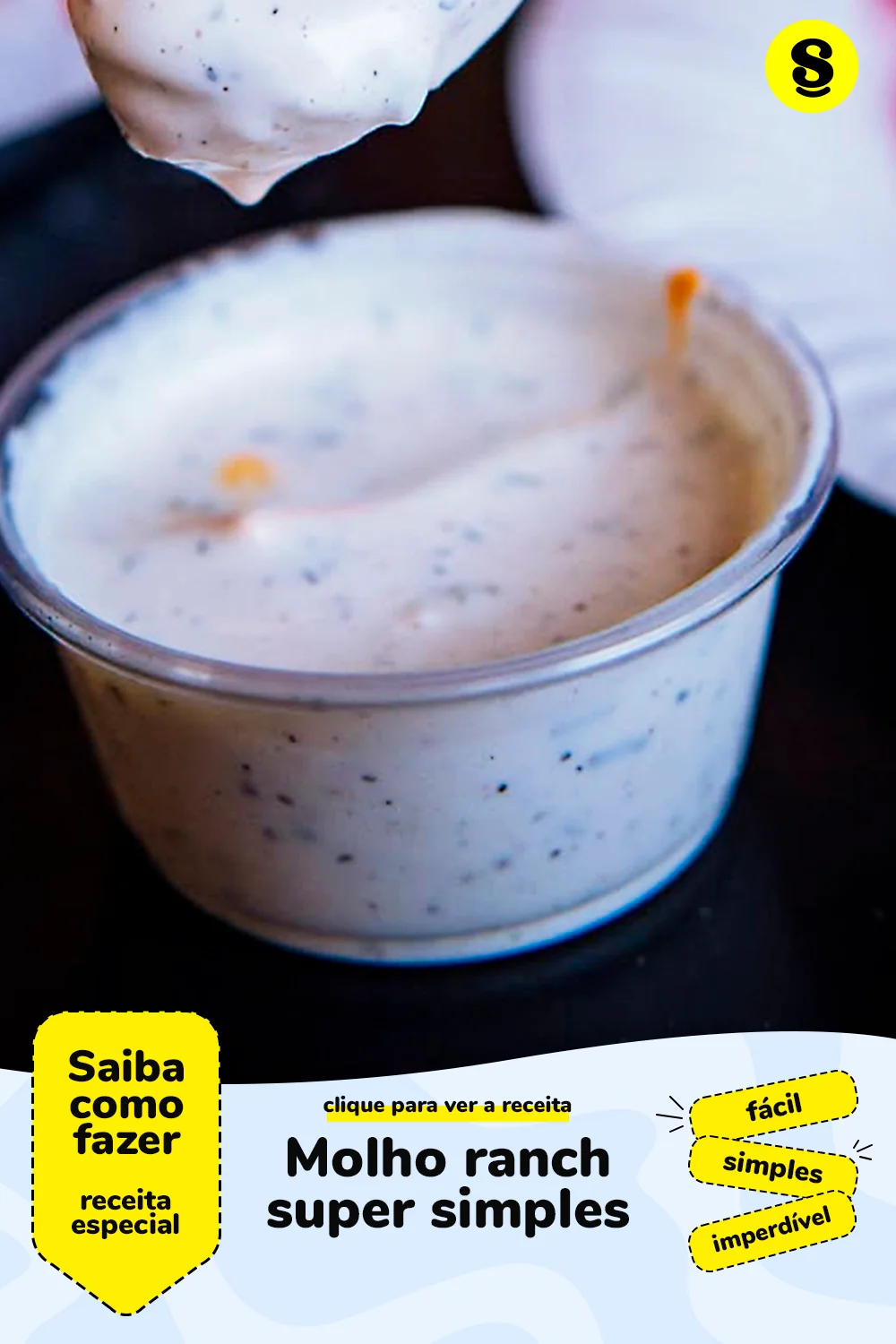 Receita de molho ranch