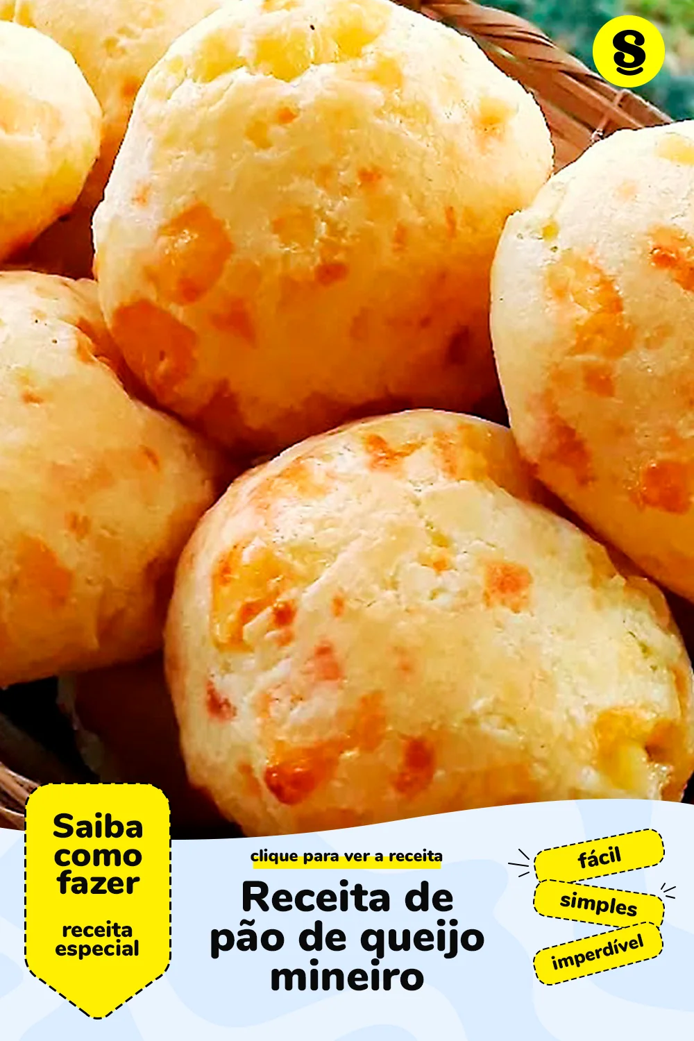Receita de pão de queijo mineiro