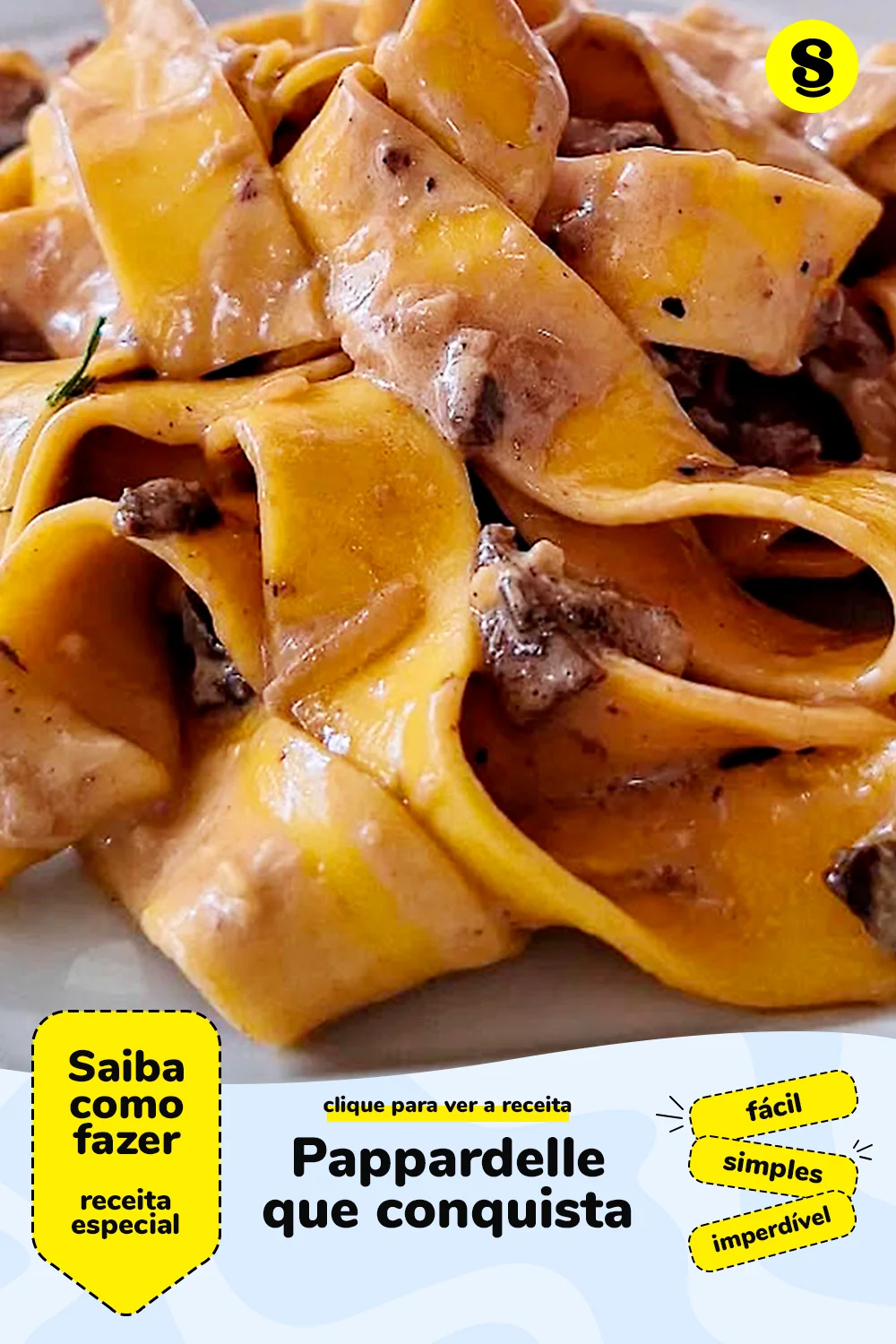 Receita de pappardelle