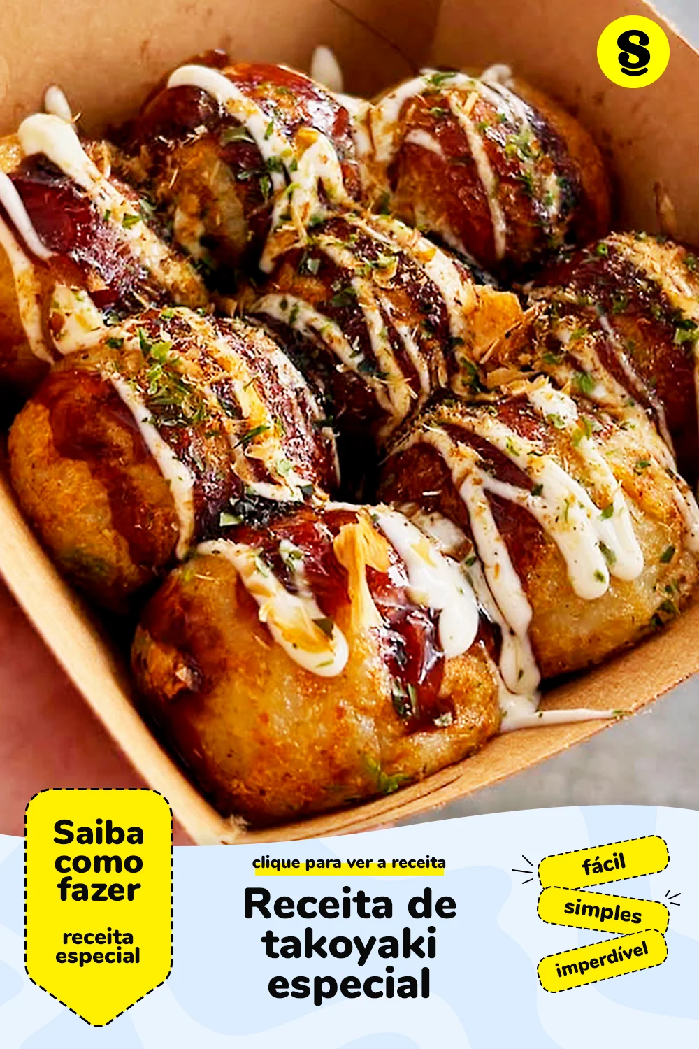 Receita de takoyaki