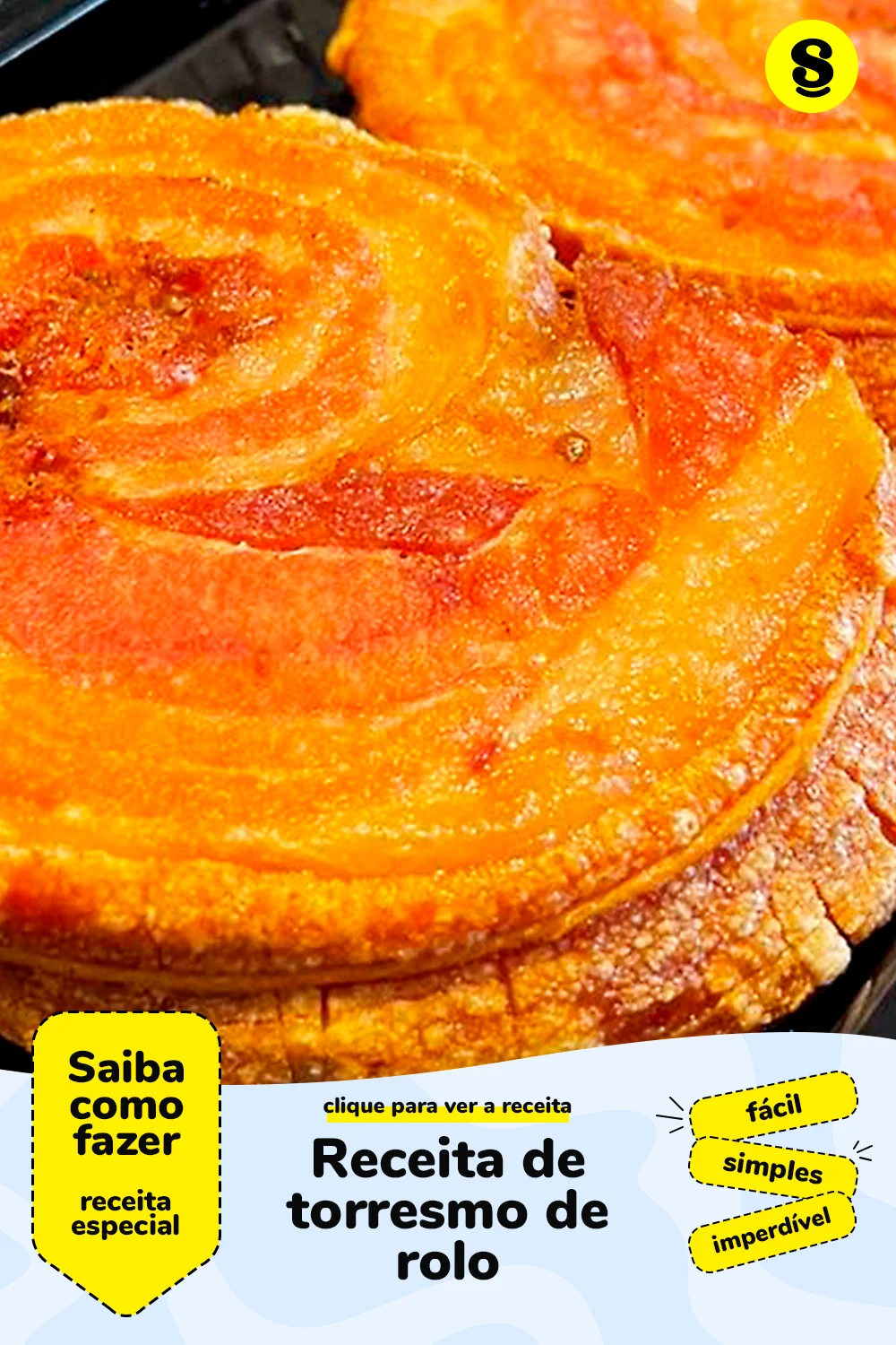 Receita de torresmo de rolo