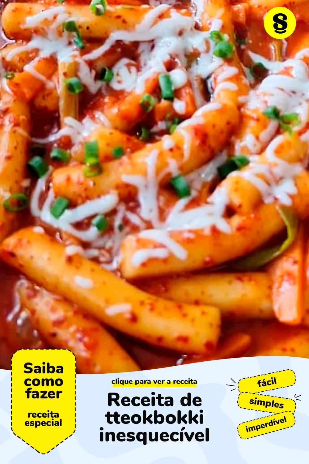 Receita de tteokbokki