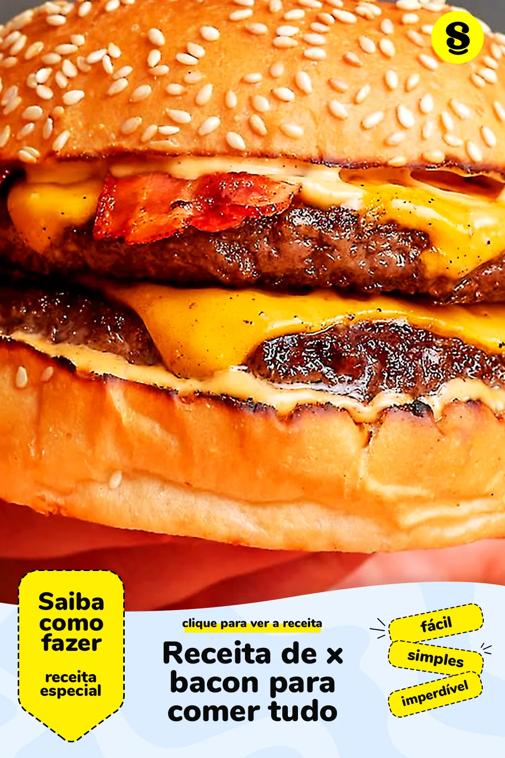 Receita de x bacon