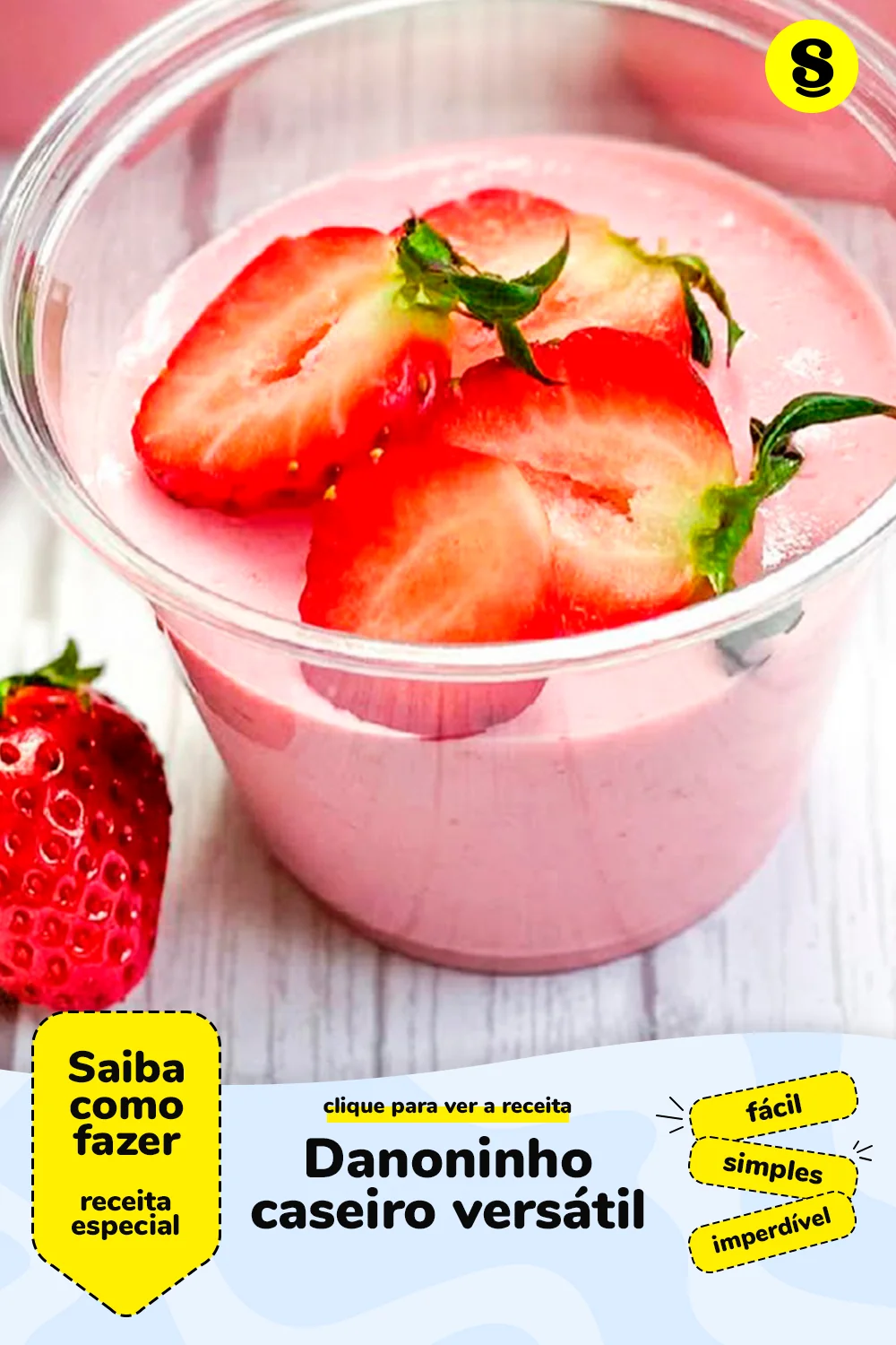 Receita de danoninho caseiro