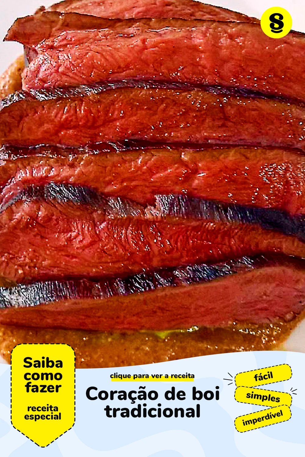 Receita de coração de boi