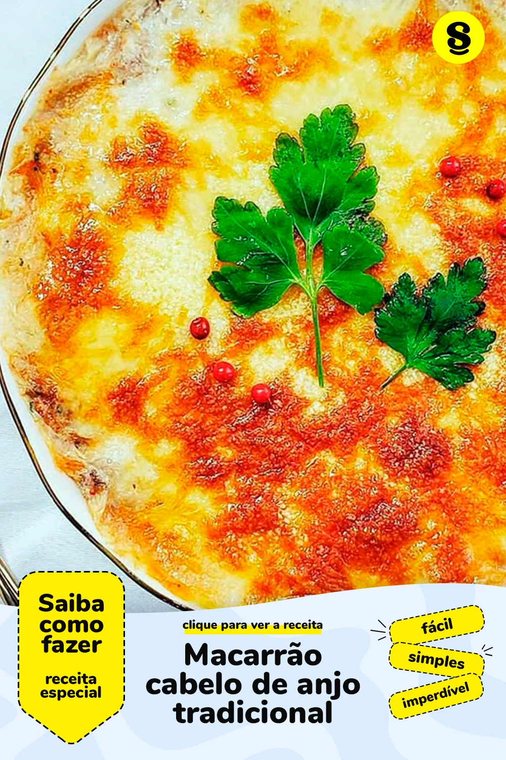 Receita de macarrão cabelo de anjo