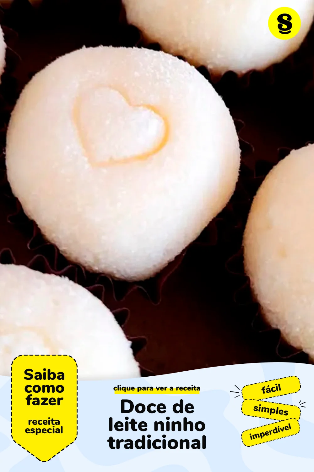 Receita de doce de leite ninho