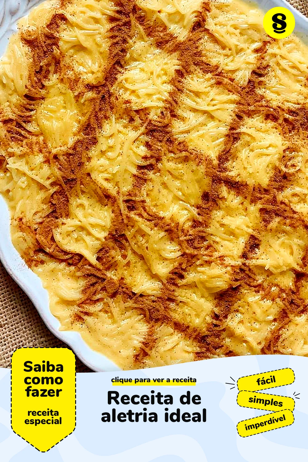 Receita de aletria