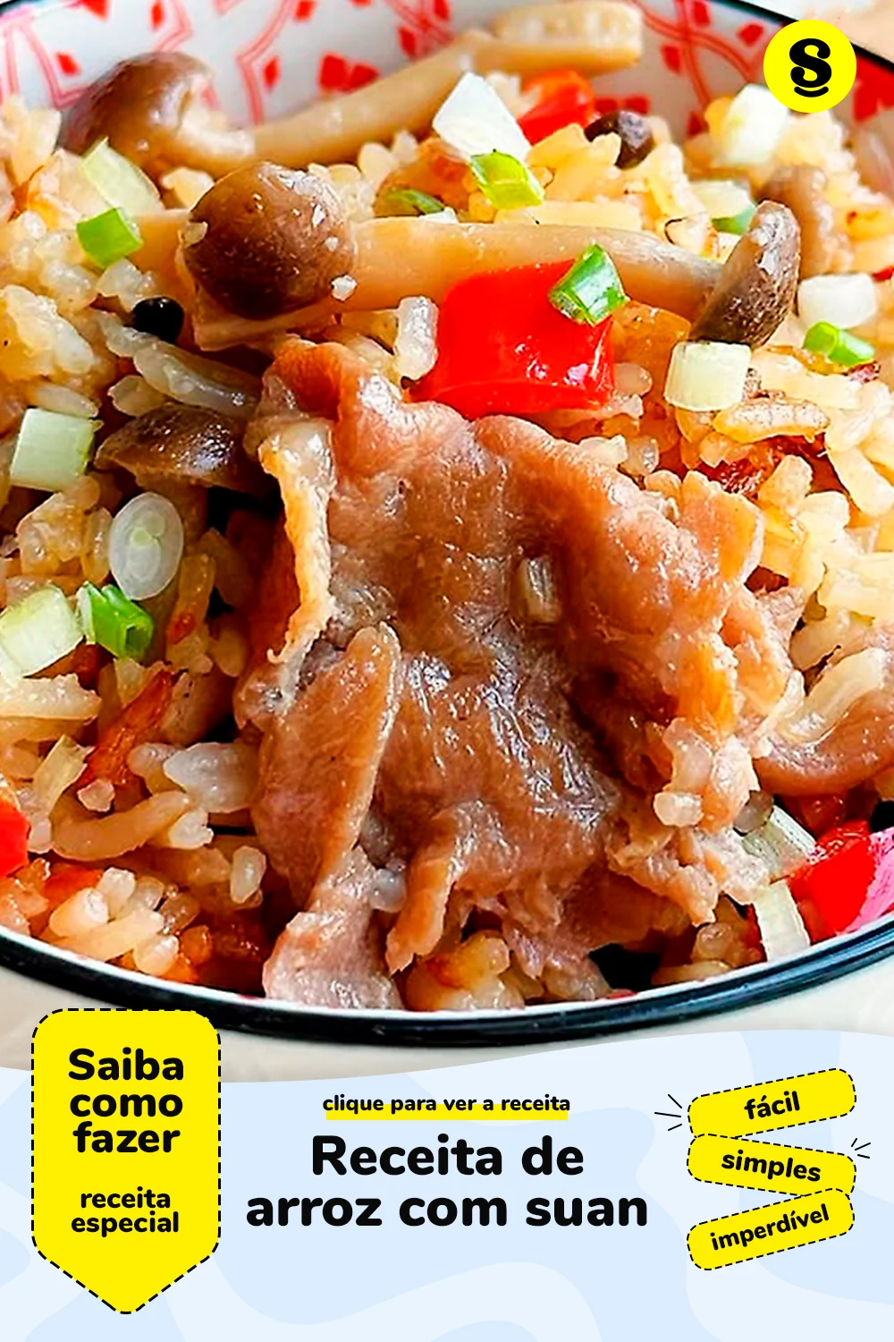 Receita de arroz com suan