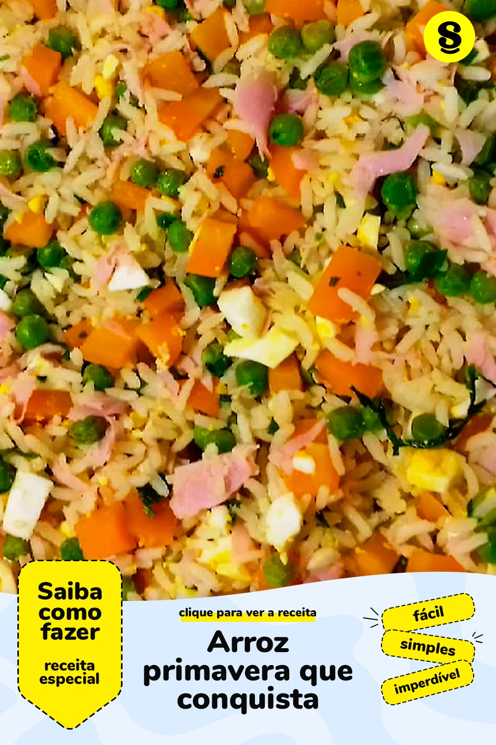 Receita de arroz primavera