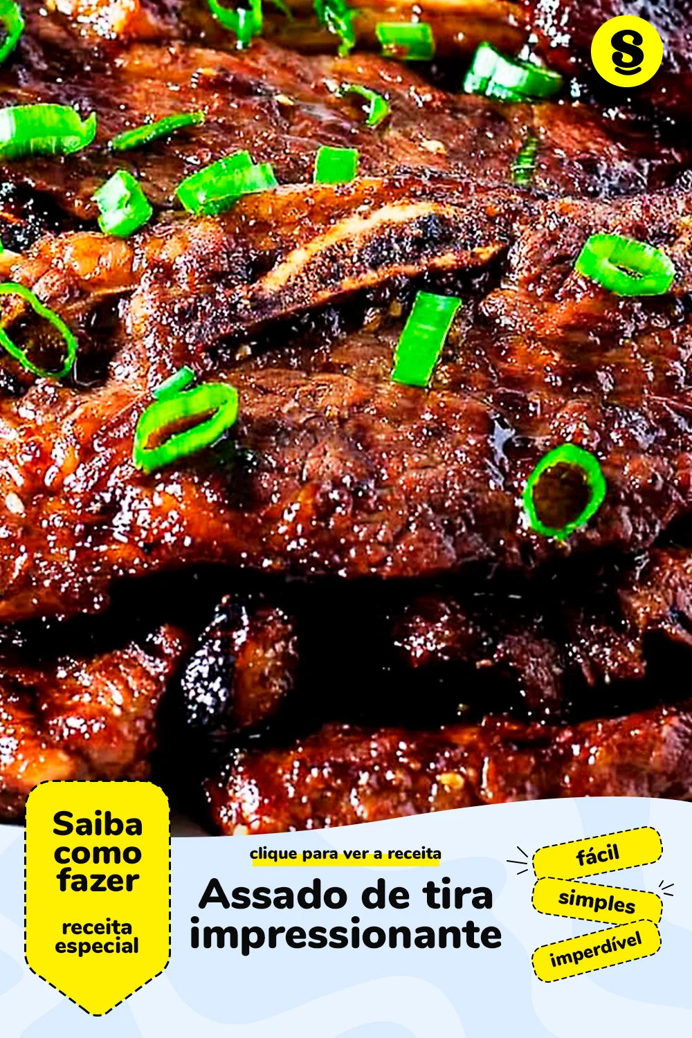 Receita de assado de tira