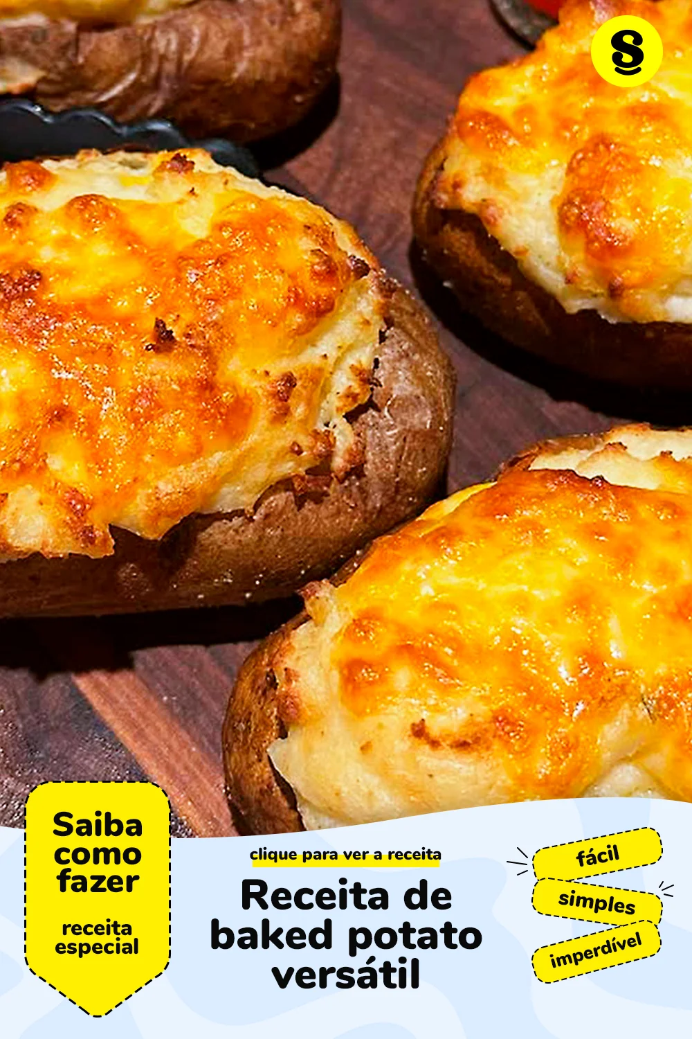 Receita de baked potato