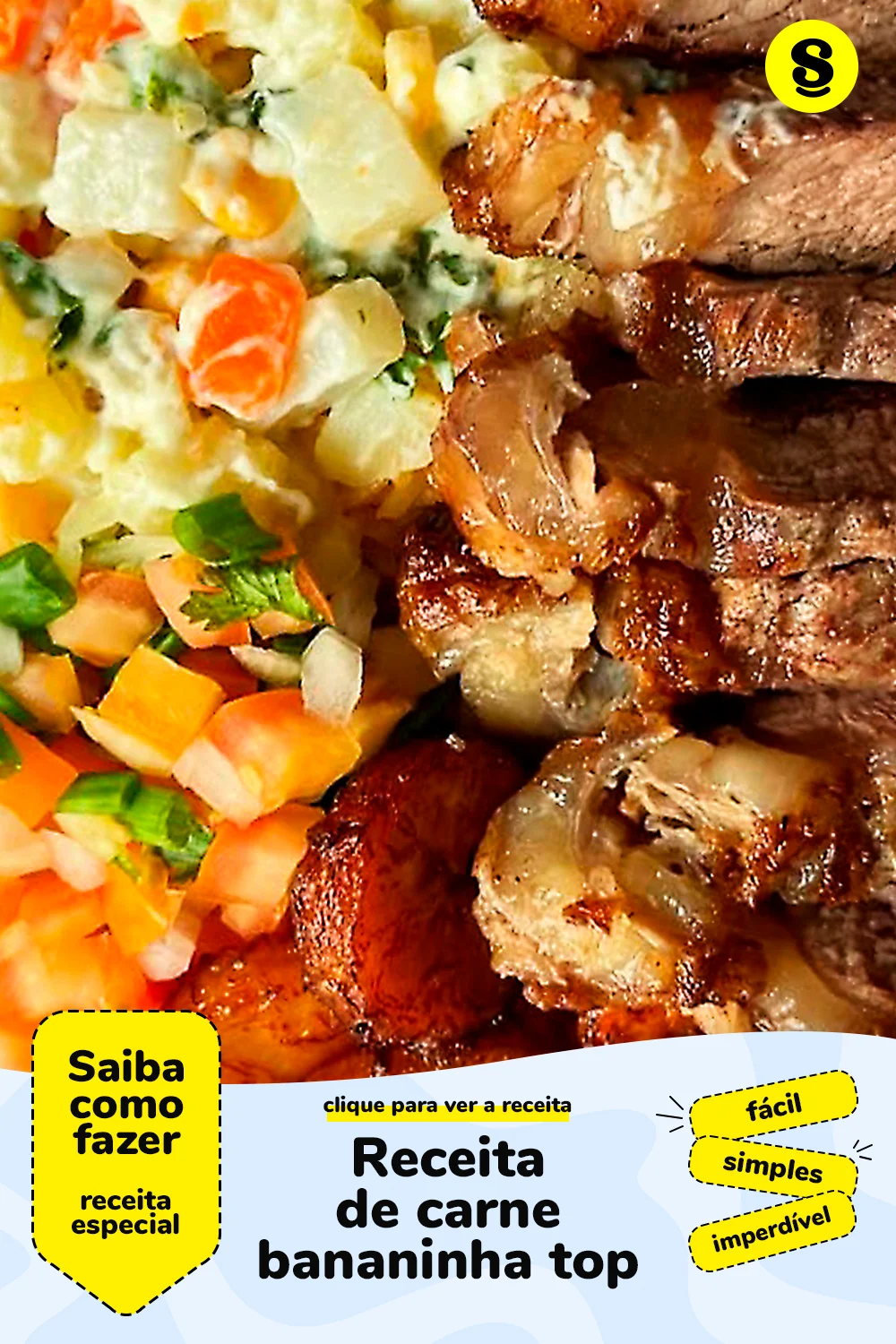 Receita de carne bananinha