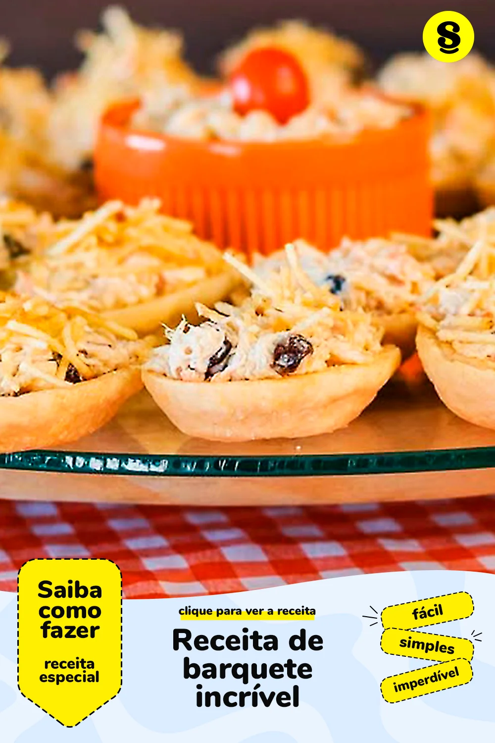 Receita de barquete