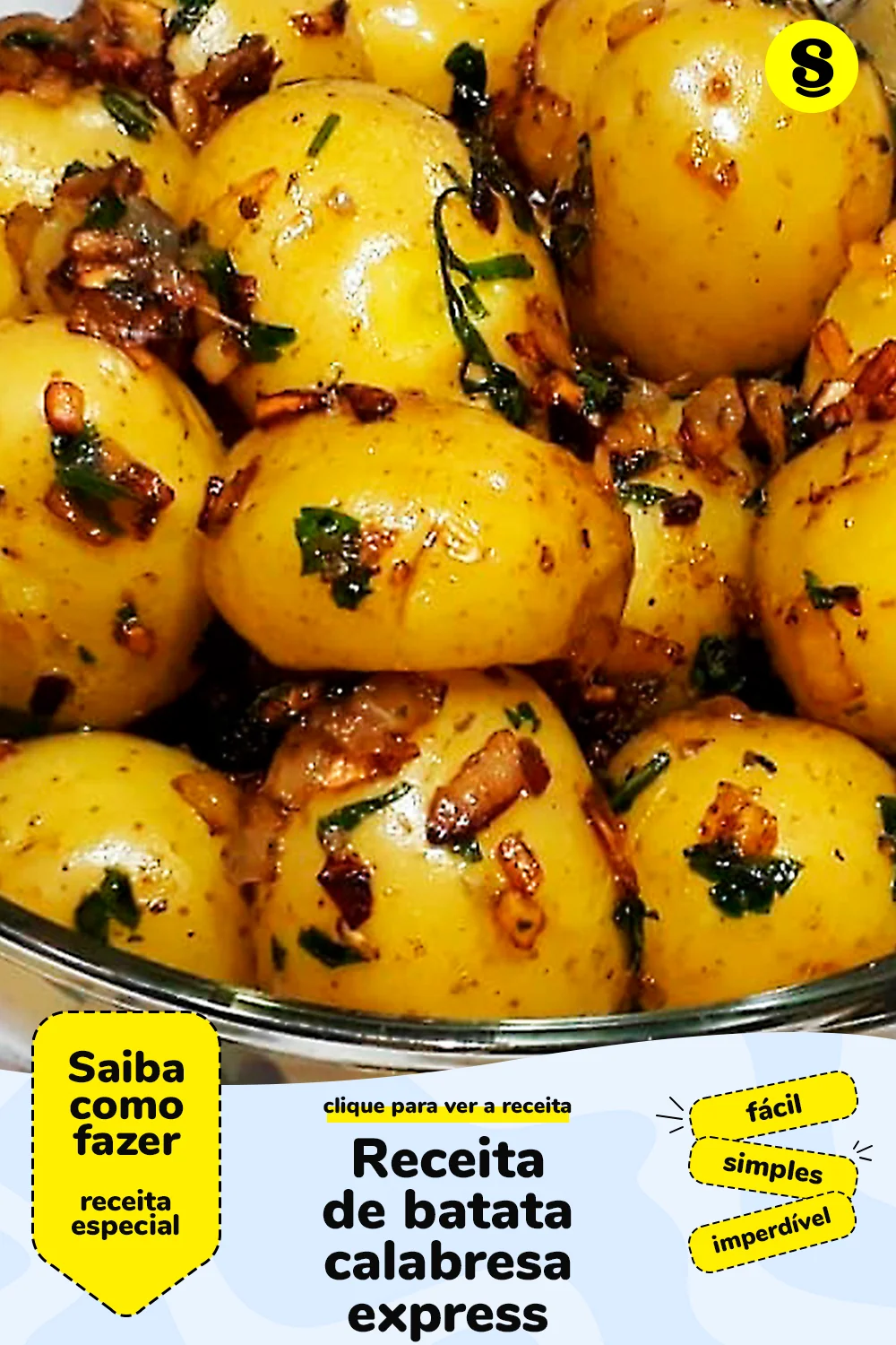 Receita de batata calabresa