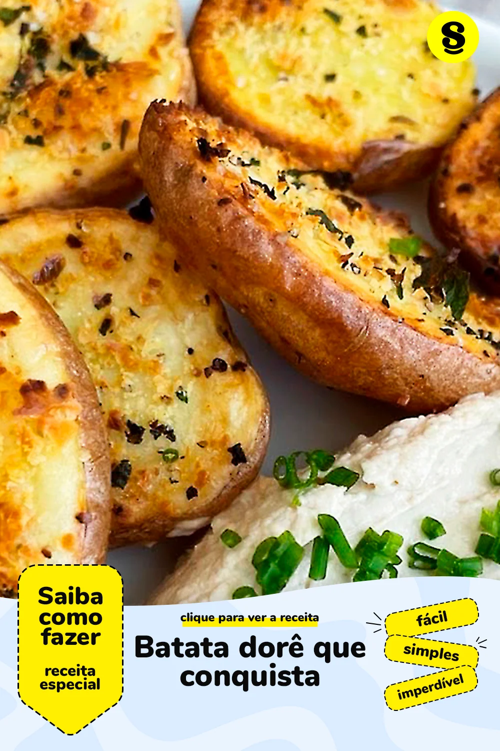 Receita de batata dorê