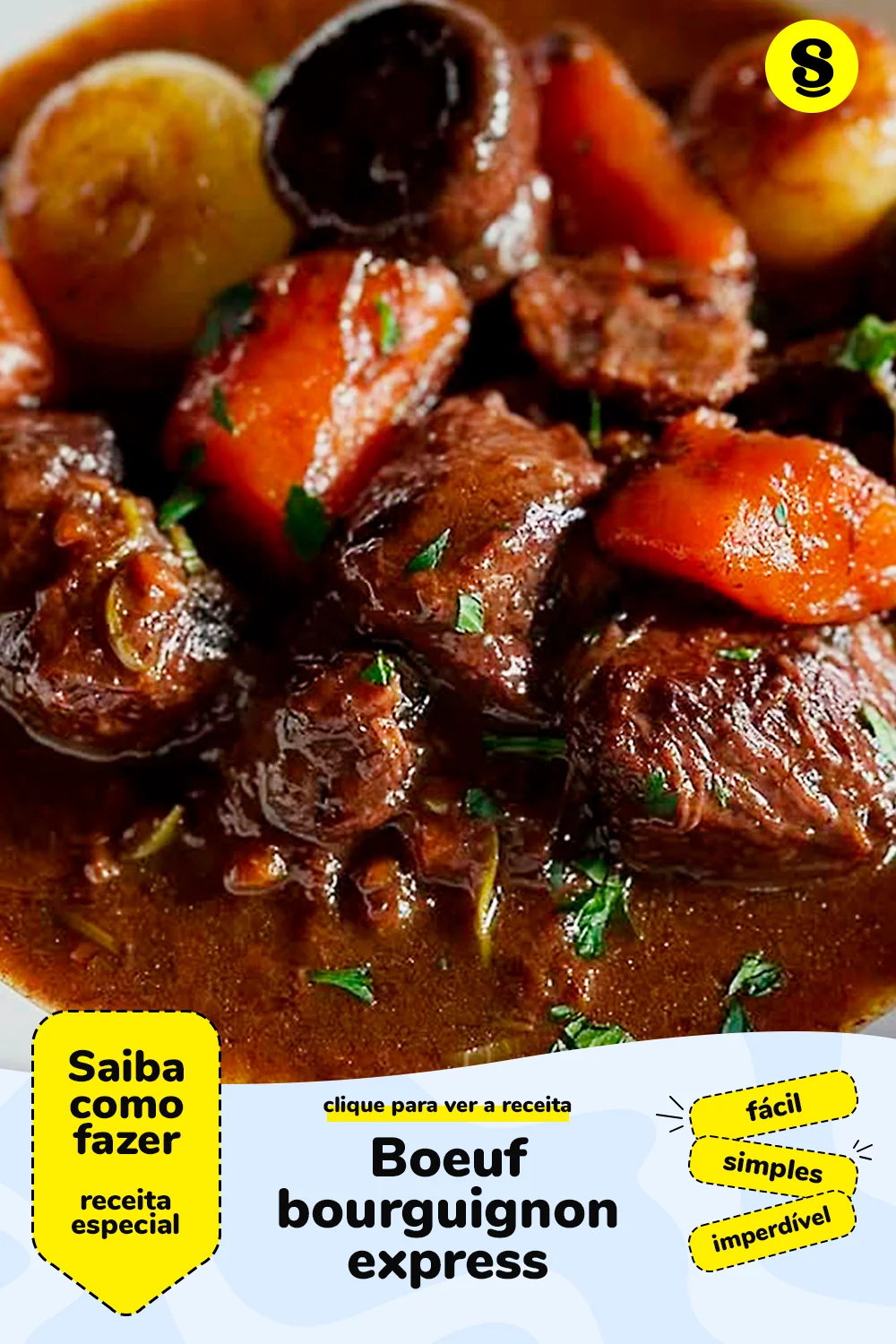 Receita de boeuf bourguignon
