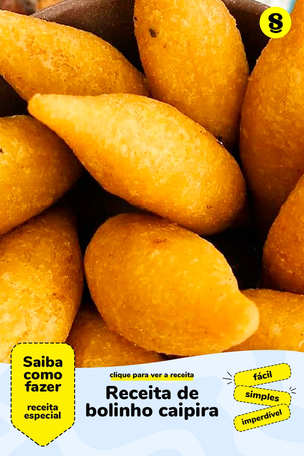 Receita de bolinho caipira
